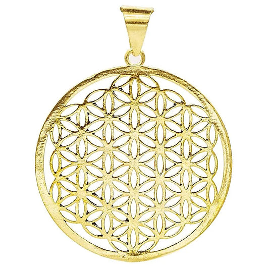 Handgefertigte Flower of life pendant