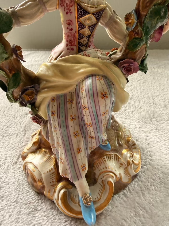 Meissen Porzellan Kandelaber, 19.Jh
