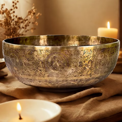 XXL Singing Bowl 50 cm – 8-Metal Hand-Hammered