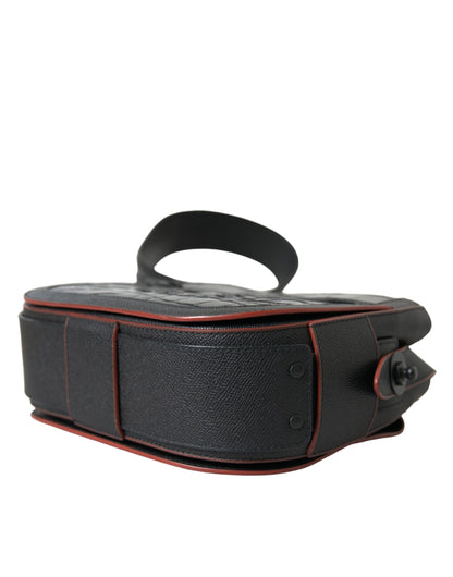 Balenciaga Schwarze Exotenleder Schulter Crossbody Kameratasche – Luxus für Damen