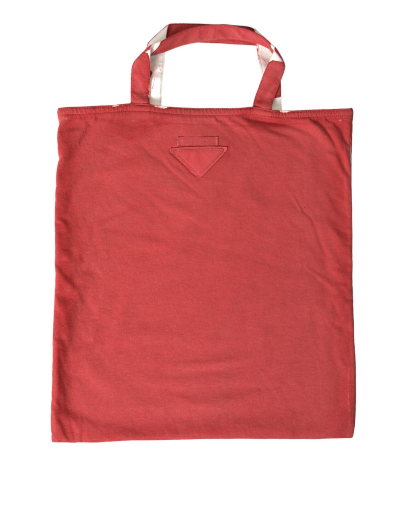 Prada Rote Jersey-Stofflogo-Schulter-Einkaufstasche – Luxus für jeden Anlass