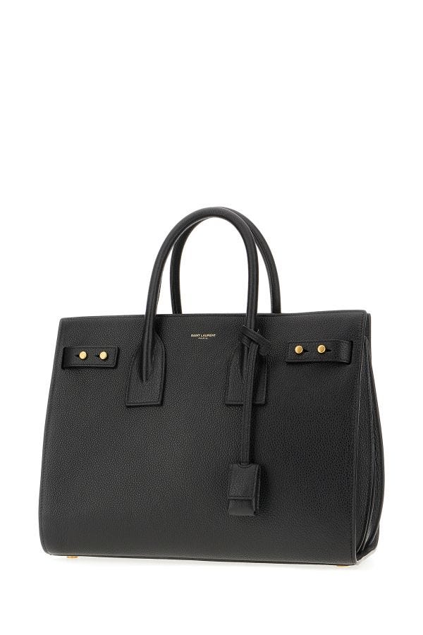 Saint Laurent Sac de Jour Handtasche aus schwarzem Kalbsleder – Eleganz für jeden Anlass