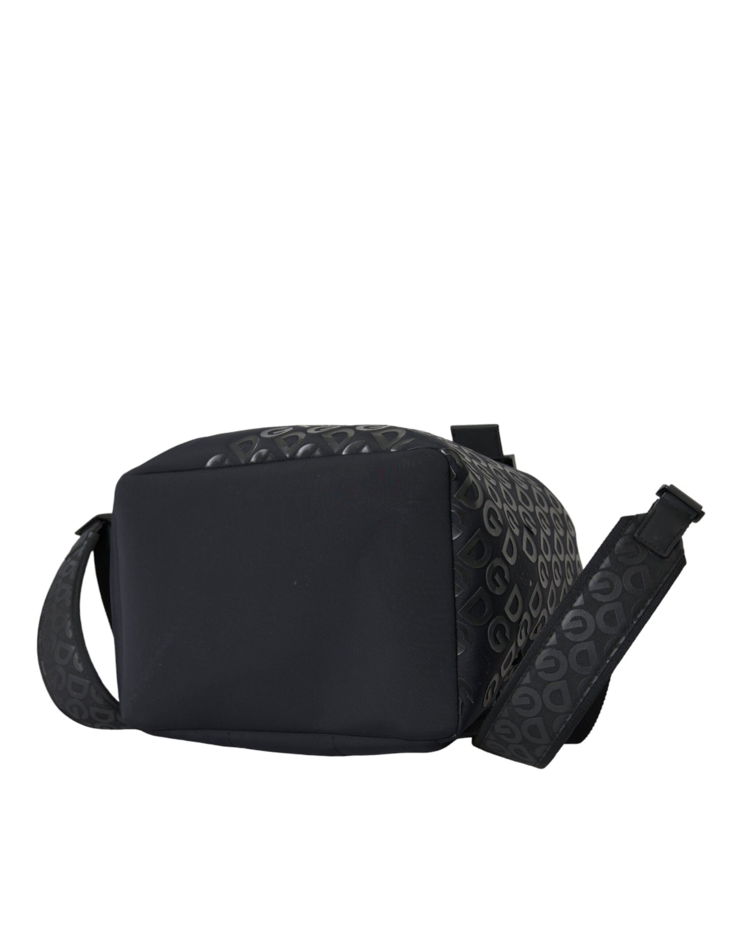 Dolce & Gabbana Schwarzer Neopren Nylon DG Logo Schulrucksack Tasche – Exklusiv und Elegant