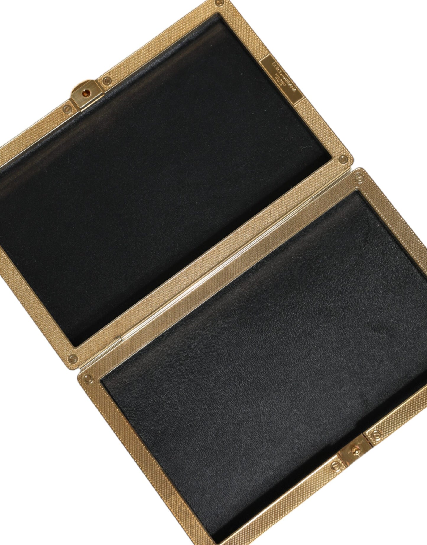 Dolce & Gabbana Gold Kristall Bifold Clutch – Elegante Abendtasche für Frauen