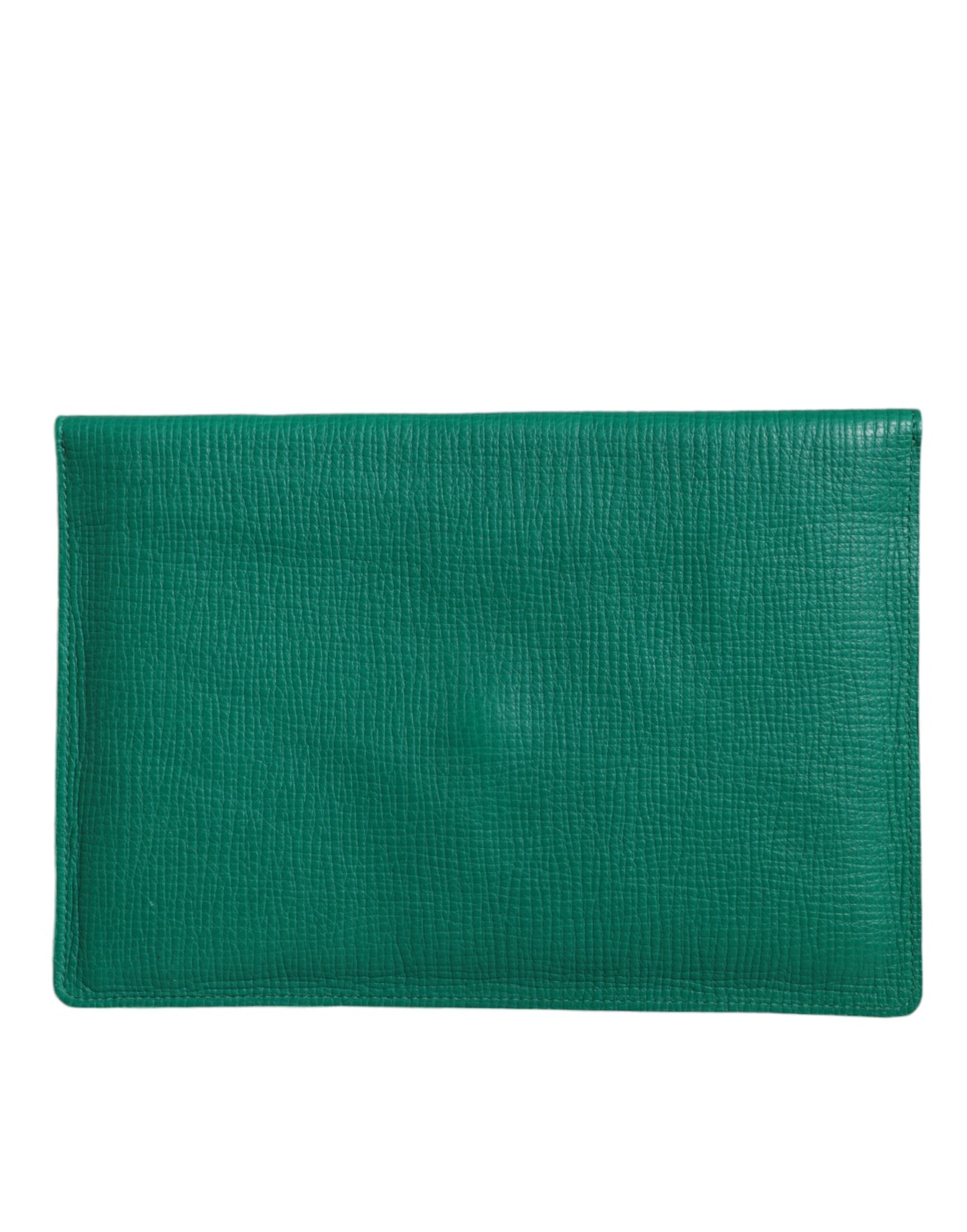 Dolce & Gabbana Grüne Lederhandtasche Clutch Mini Purse Tablet Case - Eleganz für die anspruchsvolle Frau