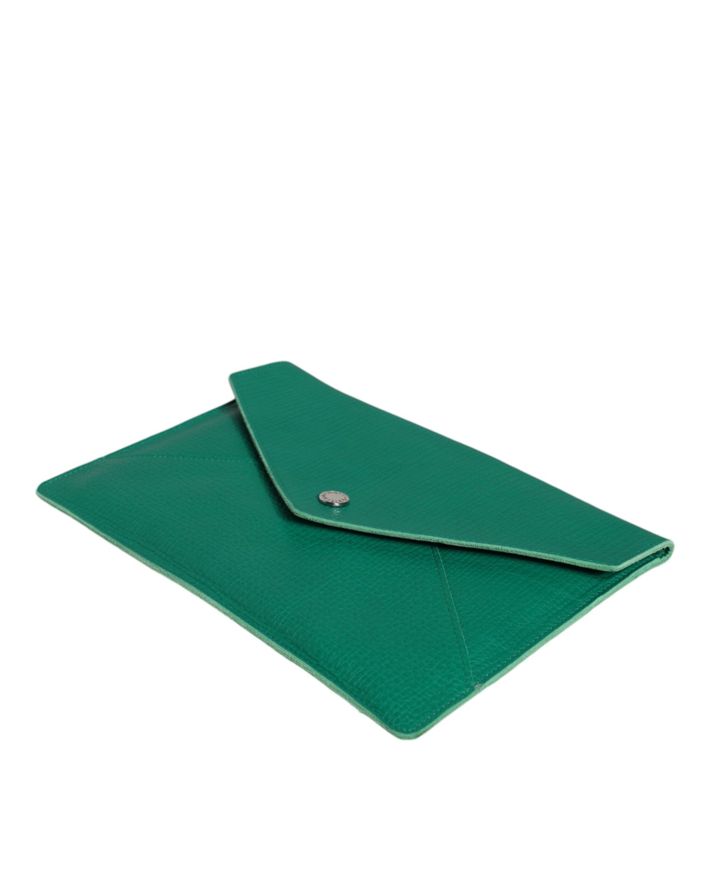 Dolce & Gabbana Grüne Lederhandtasche Clutch Mini Purse Tablet Case - Eleganz für die anspruchsvolle Frau