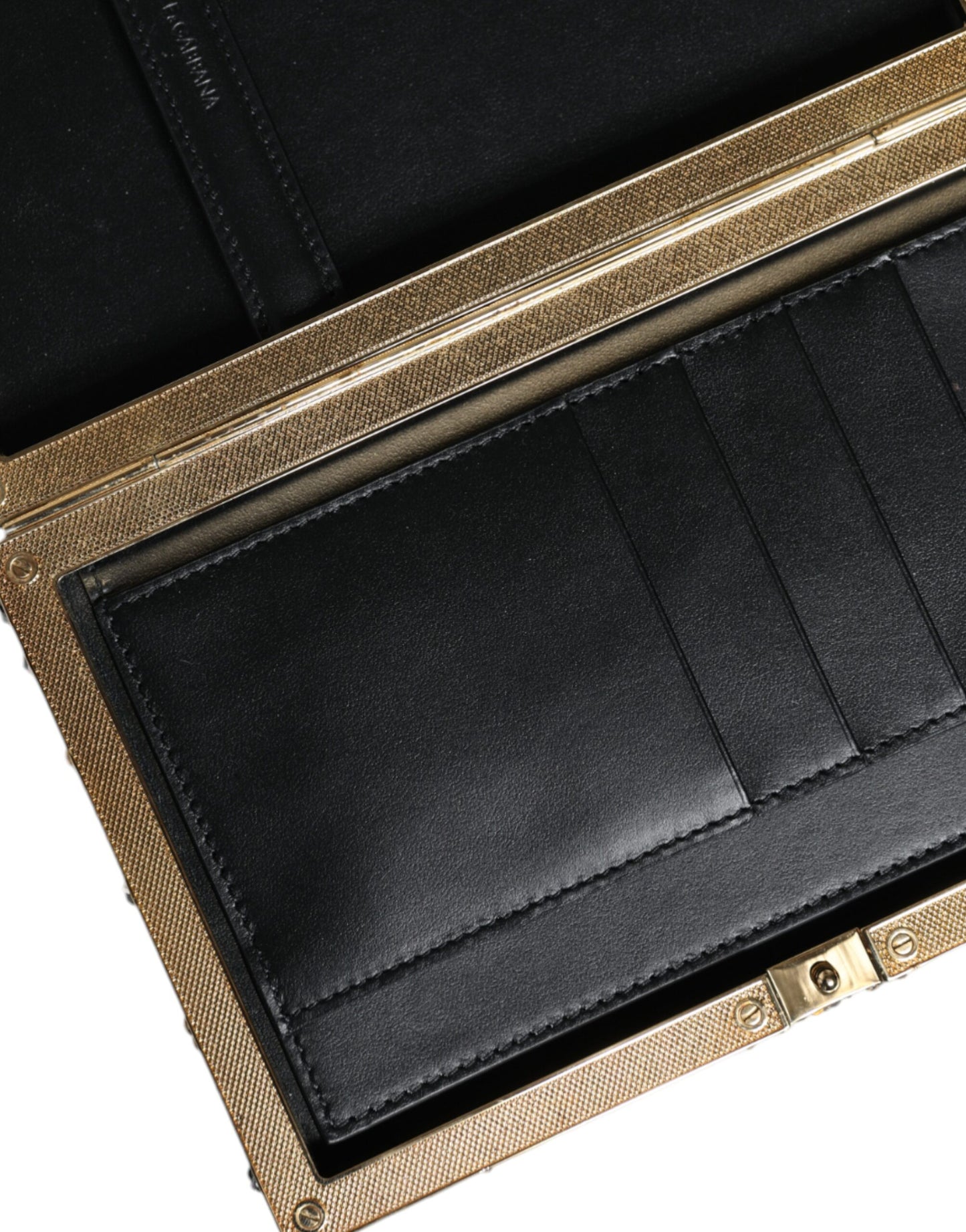 Elegante Dolce & Gabbana Silberne Pailletten-Clutch für besondere Anlässe