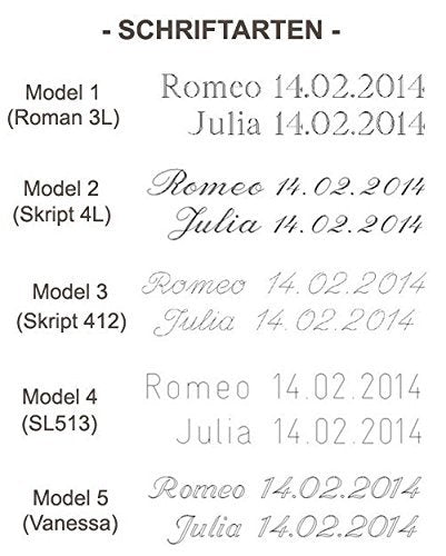 JC Trauringe Gold Pair Price Polished I Dreamlike Wedding Rings Wide 5 mm I Unique Romantic Heart Design Partner Rings Yellow Gold with Engraving I 2 Wedding Rings Men's Ring & Women's Ring with