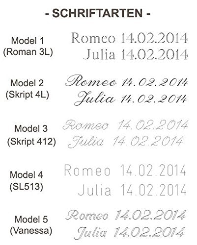 JC Trauringe Gold Pair Price Polished I Dreamlike Wedding Rings Wide 5 mm I Unique Romantic Heart Design Partner Rings Yellow Gold with Engraving I 2 Wedding Rings Men's Ring & Women's Ring with