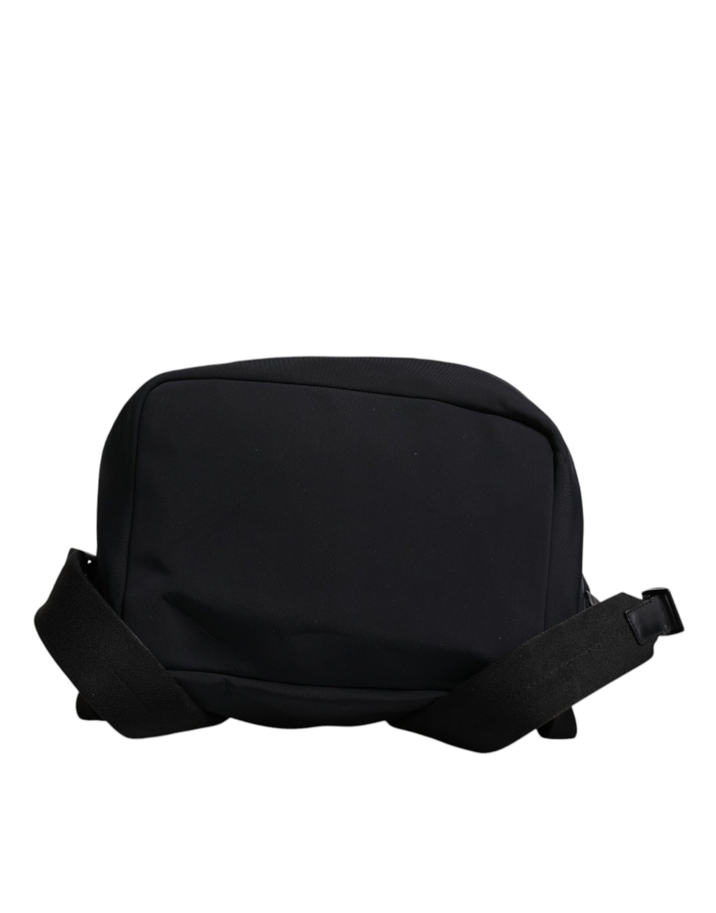 Dolce & Gabbana Schwarzer Neopren Nylon DG Logo Schulrucksack Tasche – Exklusive Designer Schönheit
