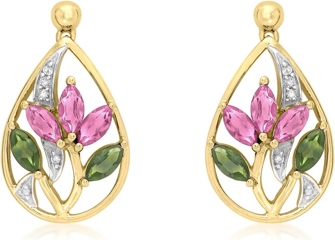 CARISSIMA Damen-Ohrringe 9 Karat (375) Gelbgold