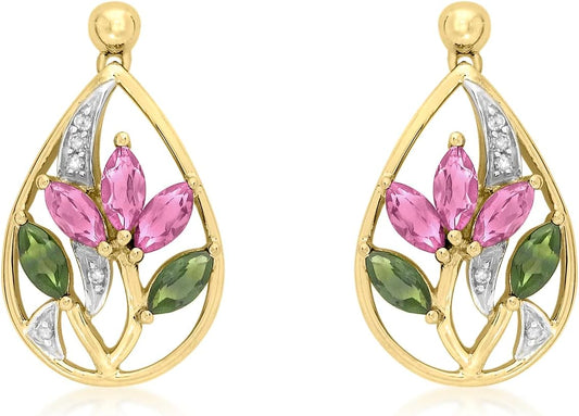 CARISSIMA Damen-Ohrringe 9 Karat (375) Gelbgold