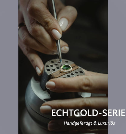 Wedding Rings Gold 18 Carat Au750, Blue Laboratory Created Sapphire Twisted Engagement Ring, Partner Rings Yellow Gold 750 with Sapphire Real Gold Jewellery, Size 47-69