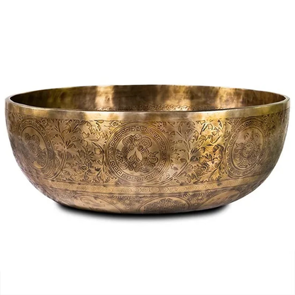 XXL Singing Bowl 50 cm – 8-Metal Hand-Hammered – Chakra &amp; Sound Bath from Nepal