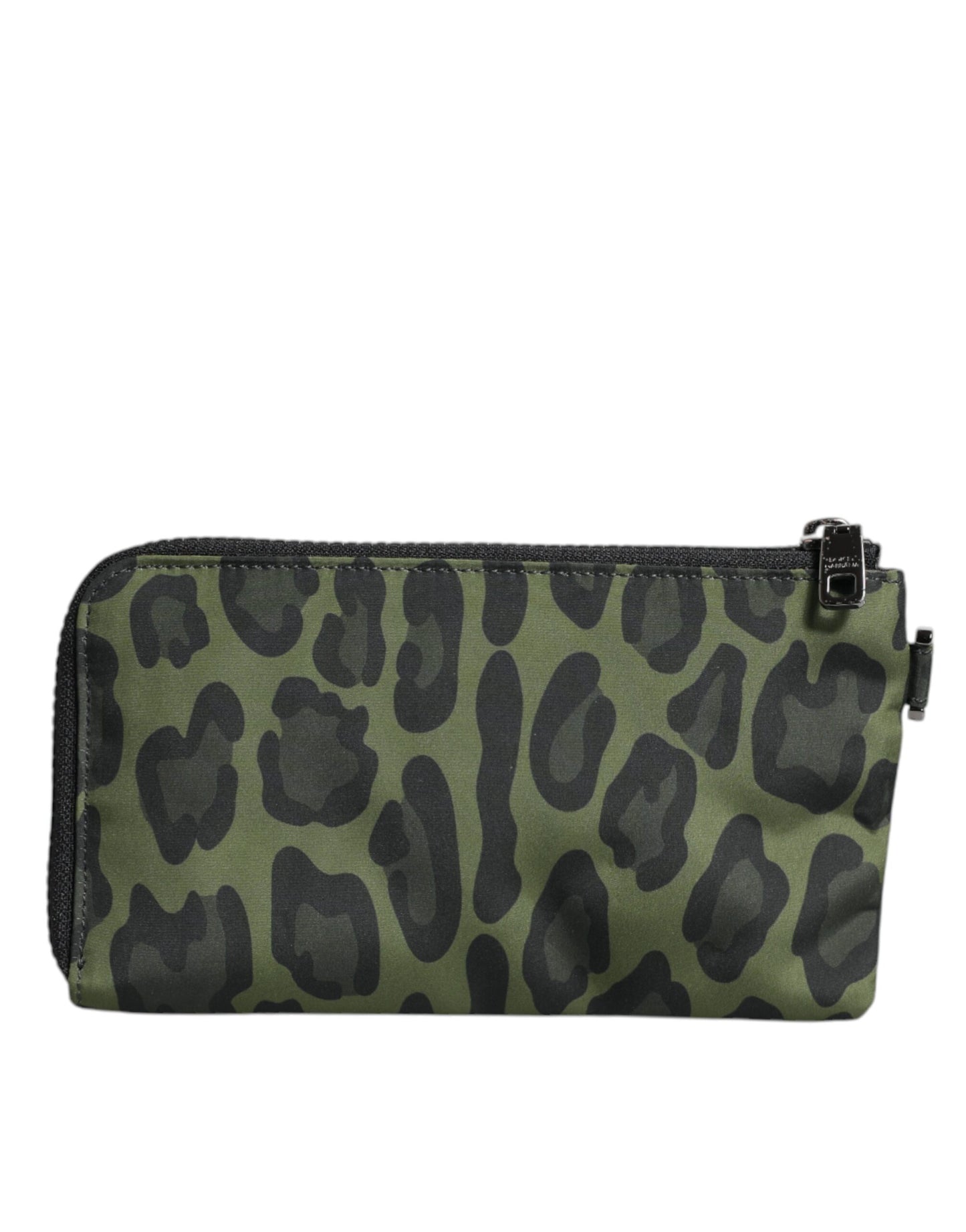 Dolce & Gabbana Grüne Leopardenleder Multifunktions-Kit-Tasche – Exklusive Handtasche für Damen