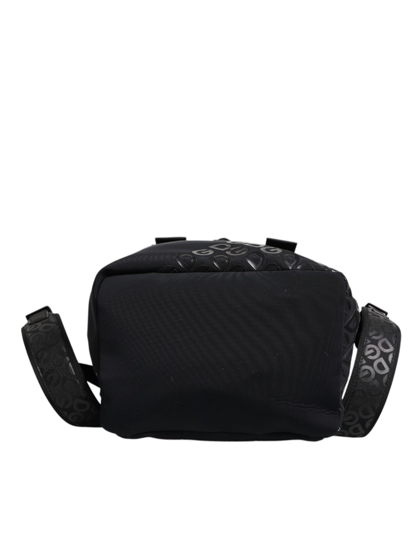 Dolce & Gabbana Schwarzer Neopren Nylon DG Logo Schulrucksack Tasche - Eleganz und Exklusivität