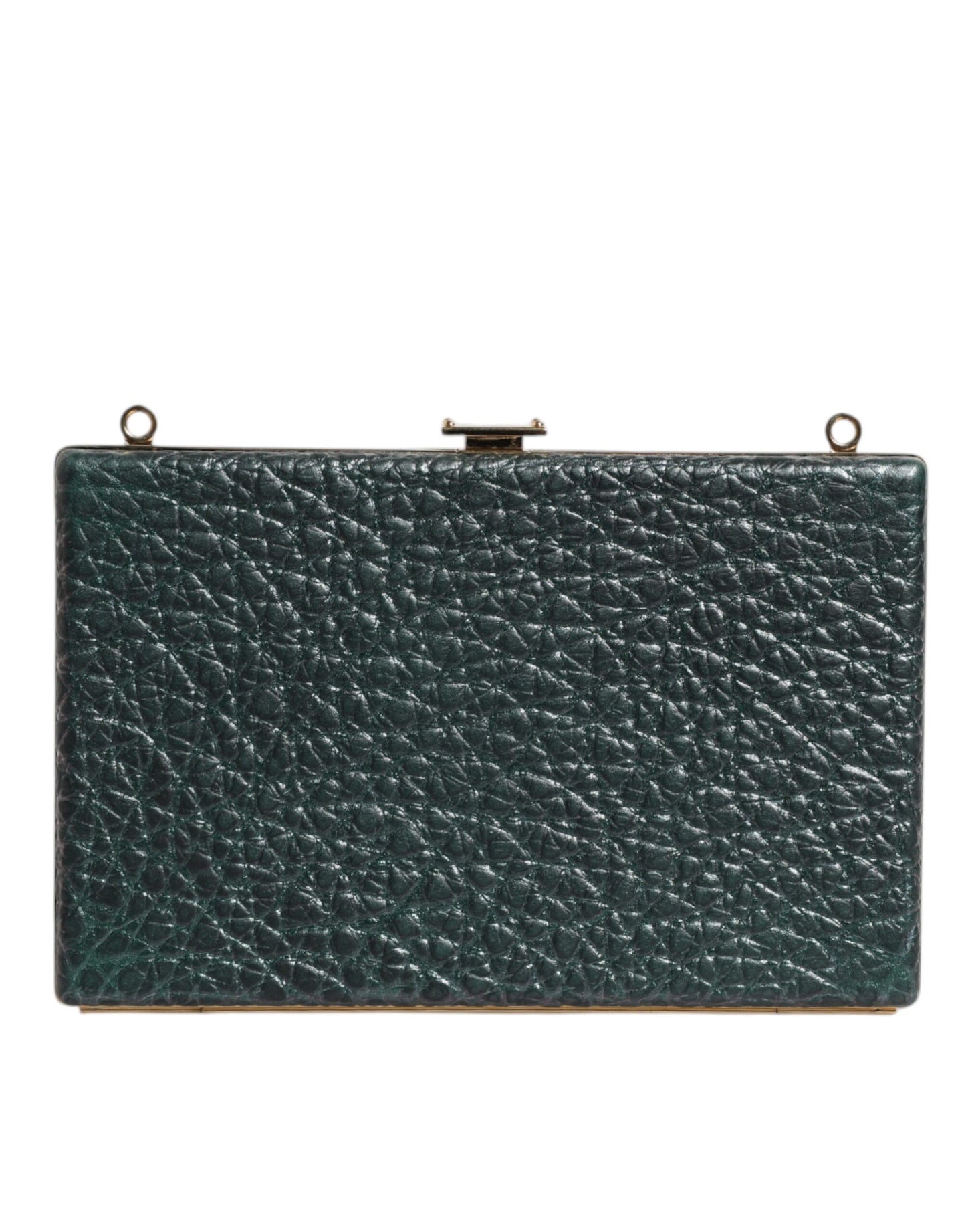Dolce & Gabbana Schwarze Leder Clutch - Elegante Abendtasche