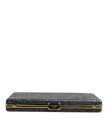 Dolce & Gabbana Schwarze Leder Clutch - Elegante Abendtasche