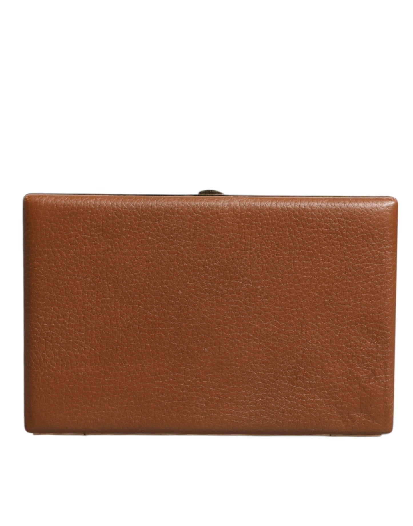 Dolce & Gabbana Braune Leder Clutch – Exklusive Abendtasche für Damen