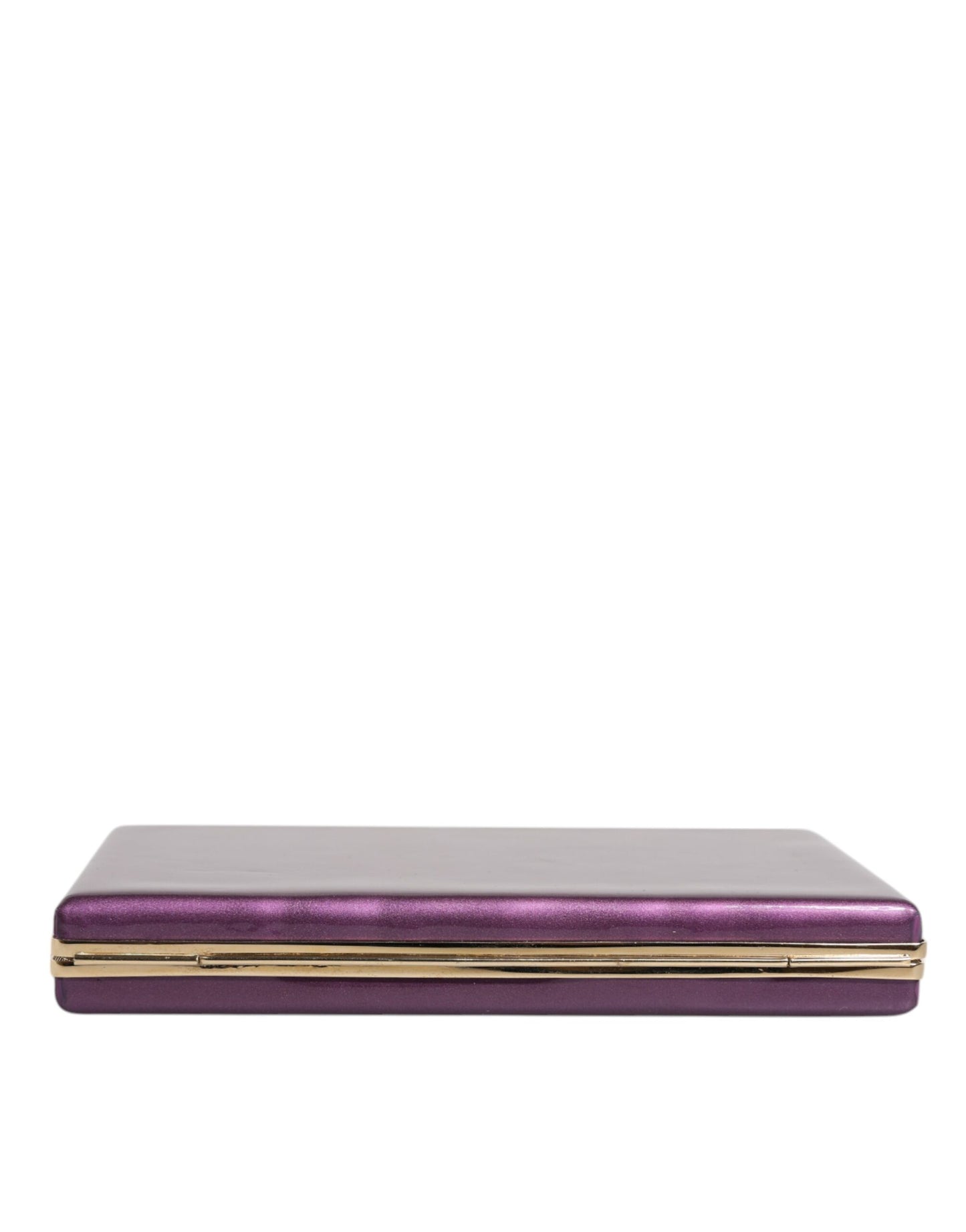 Dolce & Gabbana Lila Leder Clutch - Elegante Abend Crossbody Tasche