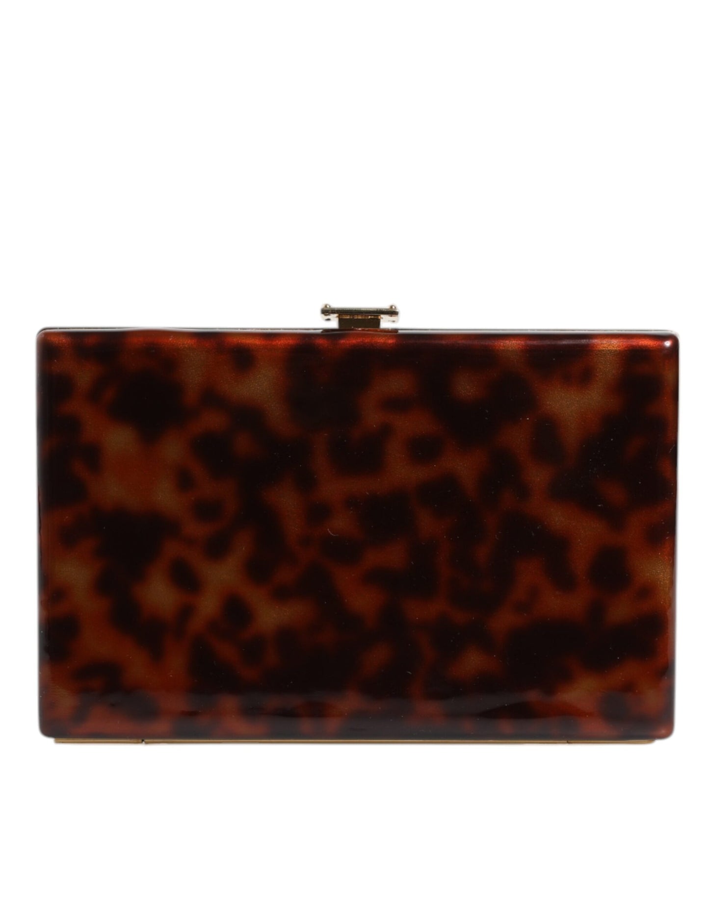Dolce & Gabbana Braune Leder Clutch Abend Crossbody Tasche - Eleganz in jedem Detail