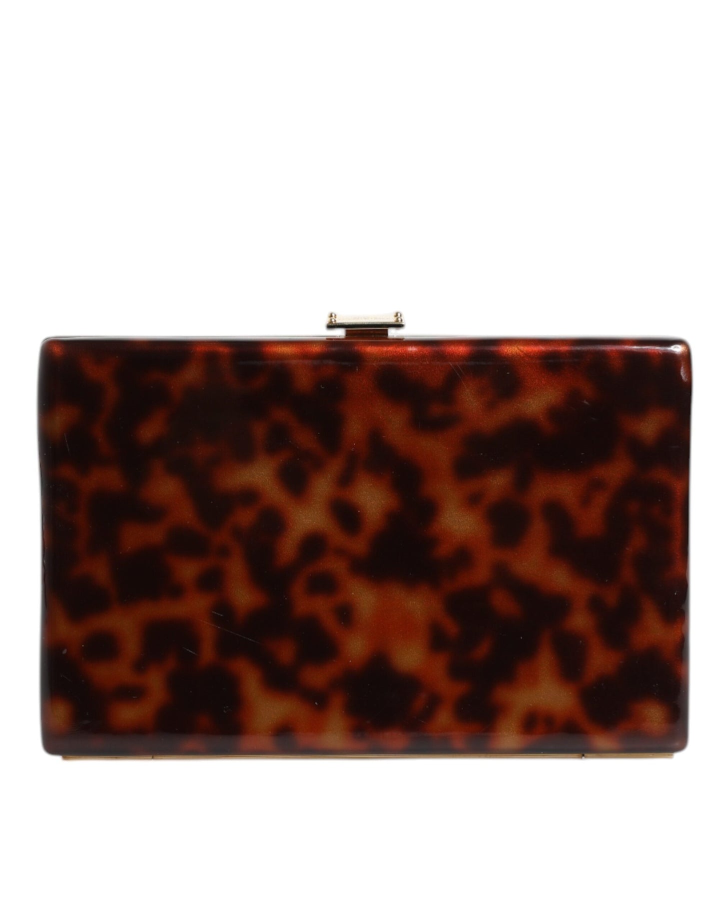 Dolce & Gabbana Braune Leder Clutch Abend Crossbody Tasche - Eleganz in jedem Detail