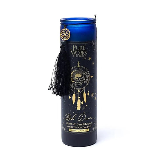 Wunderschöne Manifestation candle Boho Dreams