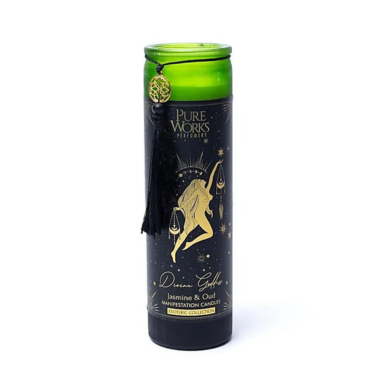 Handgefertigte Manifestation candle Divine Goddess