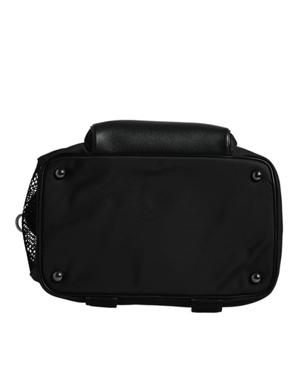 Dolce & Gabbana Schwarzer Schultergurt Pet Carry Logo Plaque Tasche – Exquisite Eleganz