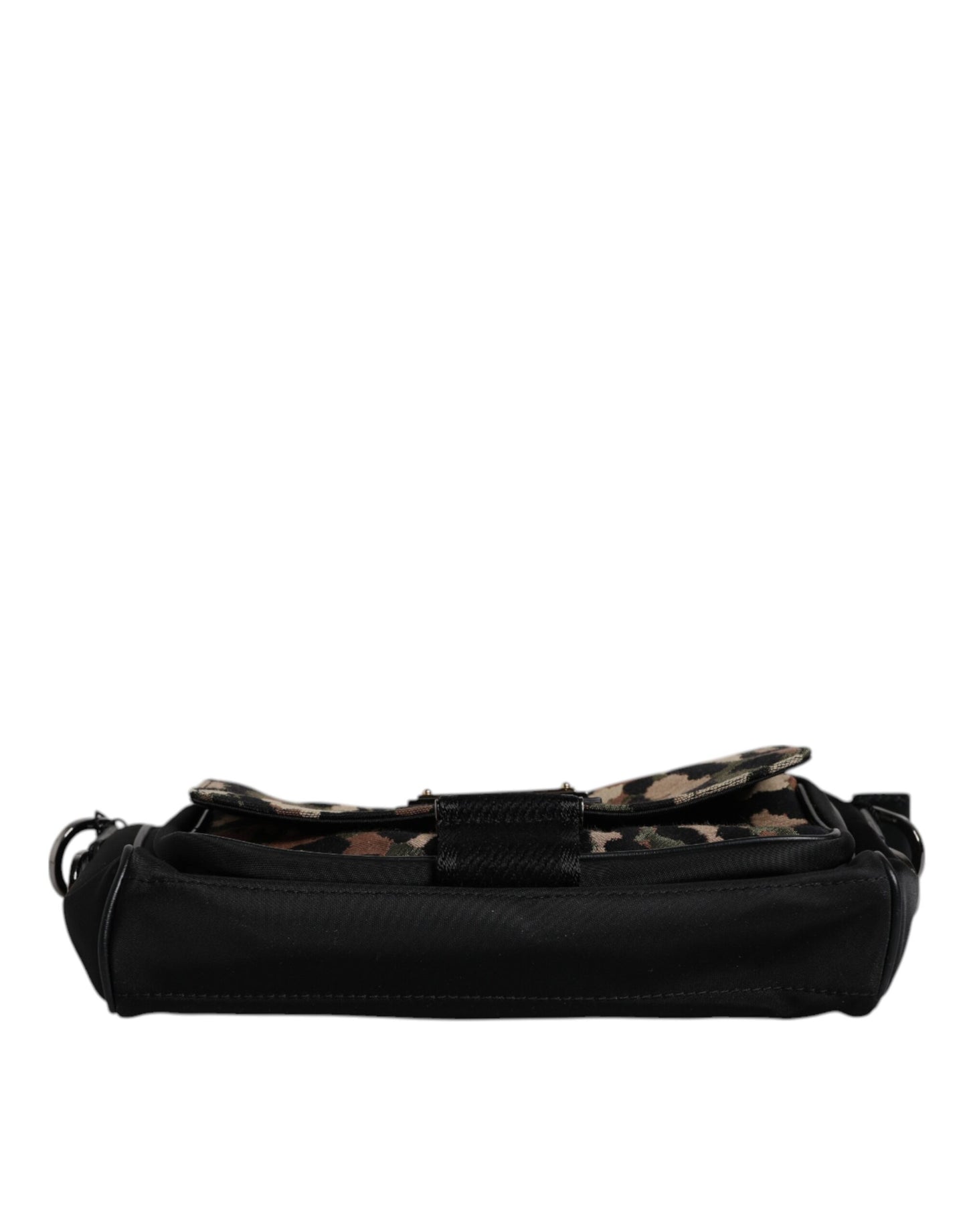 Dolce & Gabbana Mehrfarbige Leopard Jacquard Crossbody Tasche – Exquisite Eleganz