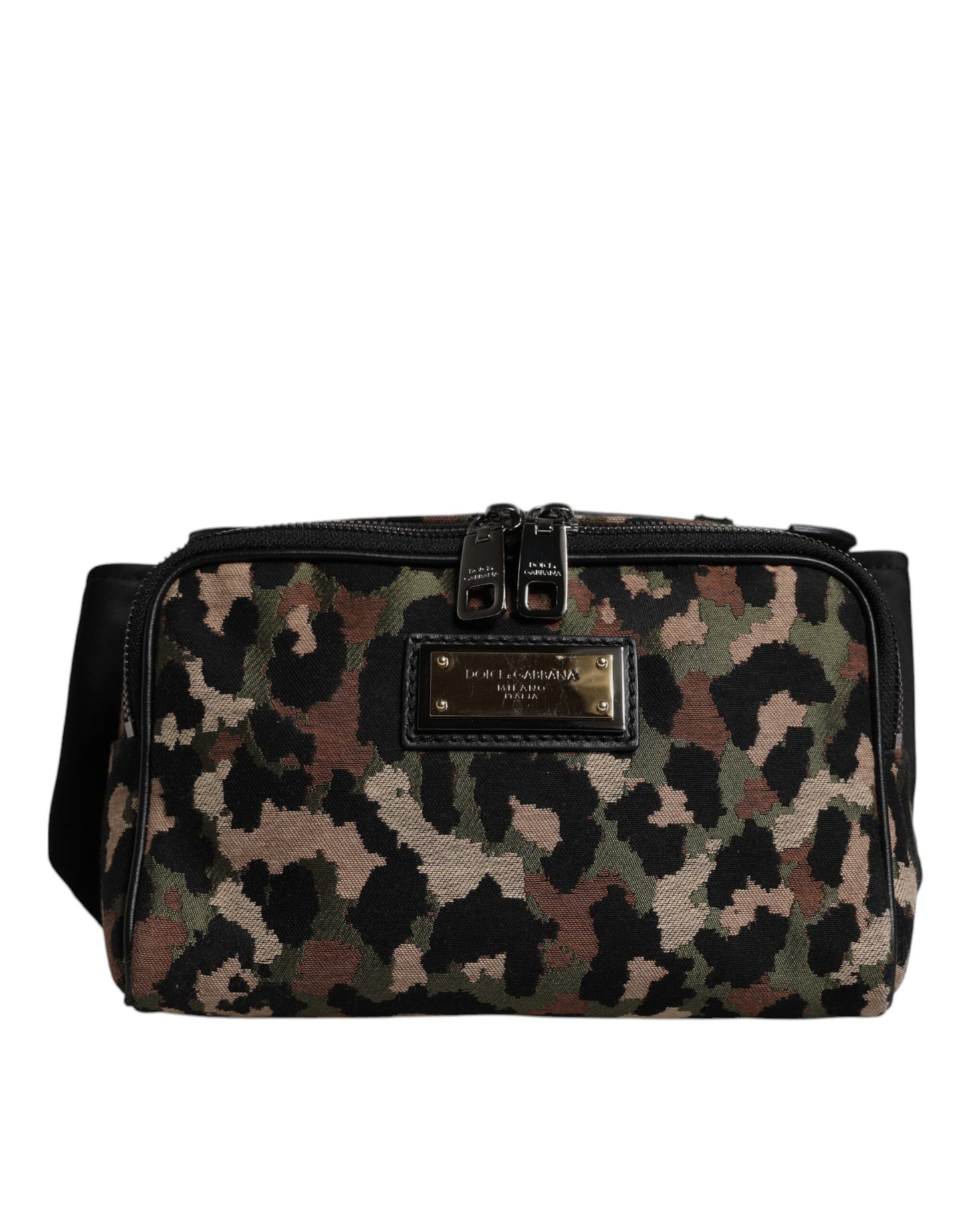 Dolce & Gabbana Multicolor Leopard DG Logo Gürtel Tasche – Exklusive Gürteltasche für Damen