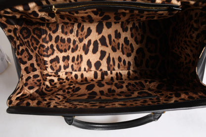 Dolce & Gabbana Multicolor Leder Brokat Samt Reisetasche Tote Bag – Exklusive Designer Handtasche