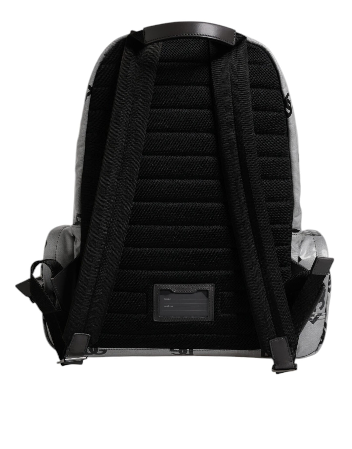 Dolce & Gabbana Rucksack Tasche Grau Schwarz – Exklusive Herrenmode