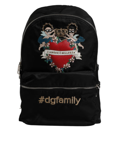 Dolce & Gabbana VULCANO Rucksack – Exquisite Luxus-Tasche in Schwarz