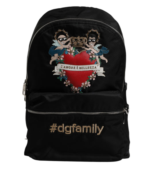 Dolce & Gabbana VULCANO Rucksack – Exquisite Luxus-Tasche in Schwarz