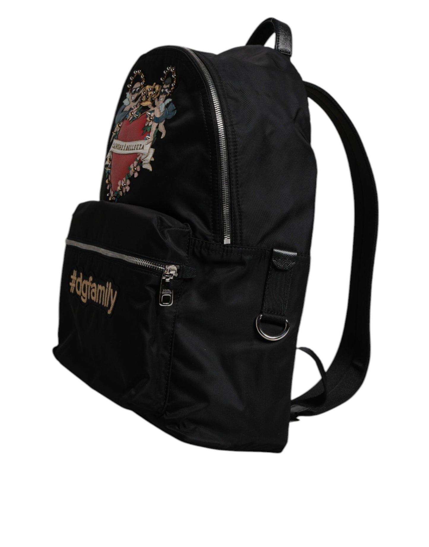 Dolce & Gabbana VULCANO Rucksack – Exquisite Luxus-Tasche in Schwarz