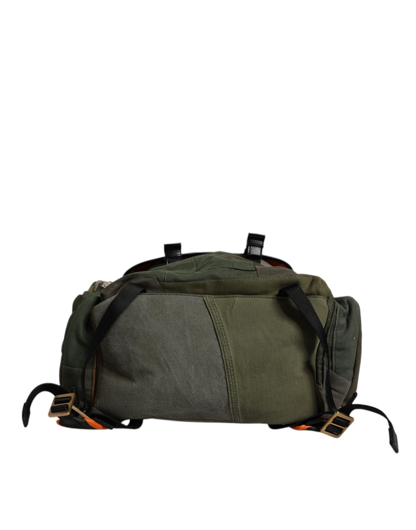 Dolce & Gabbana Militärgrüner Patchwork-Reiserucksack – Luxus für Anspruchsvolle
