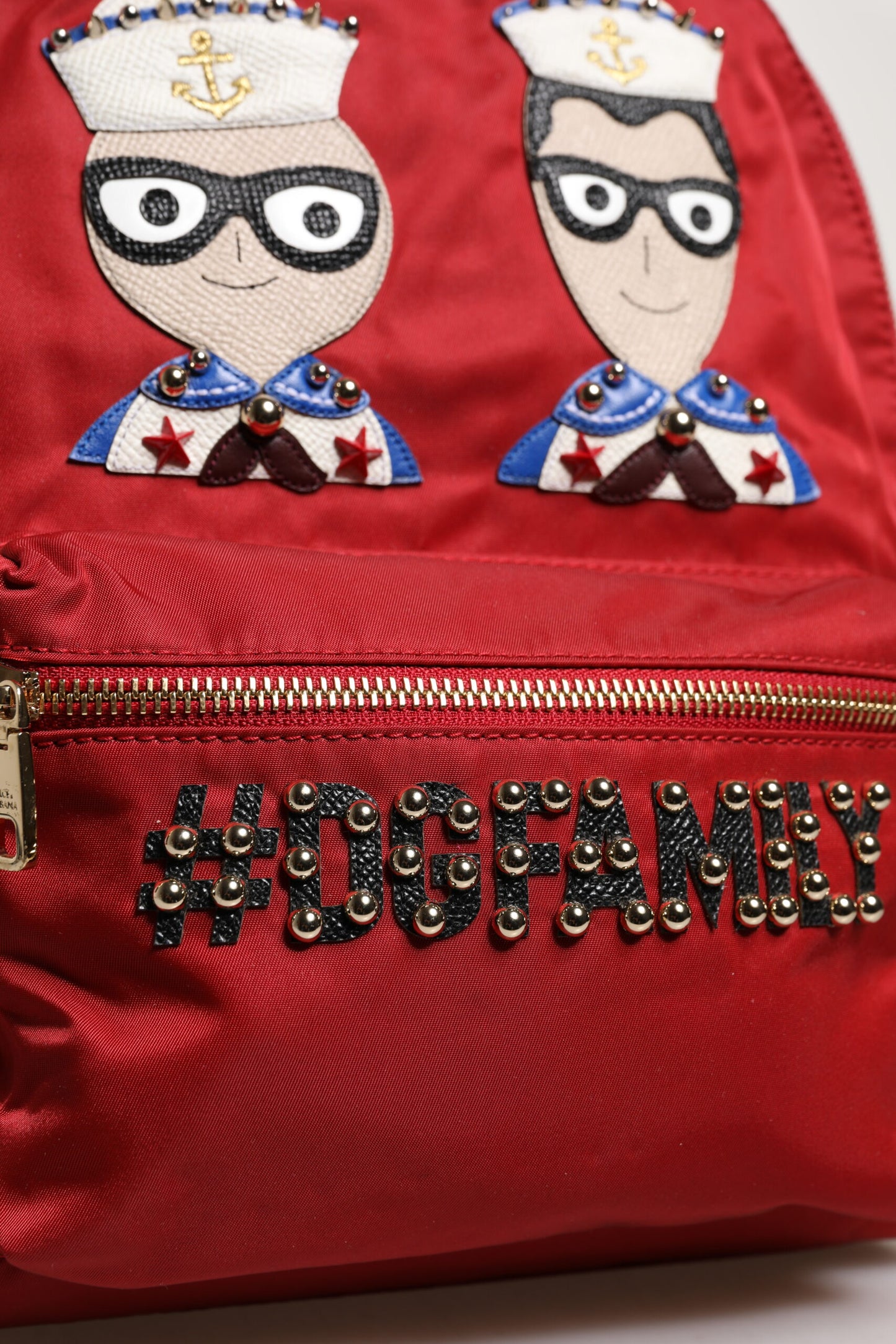 Dolce & Gabbana Rot #DGFAMILY VULCANO Rucksack Tasche – Exklusive Damenhandtasche