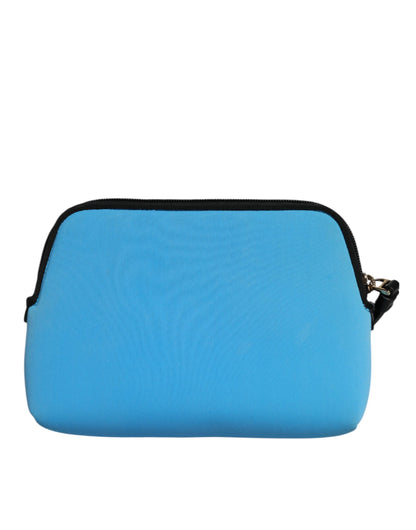 Dolce & Gabbana Blaue DG Logo Print Clutch - Elegante Damentasche für jeden Anlass
