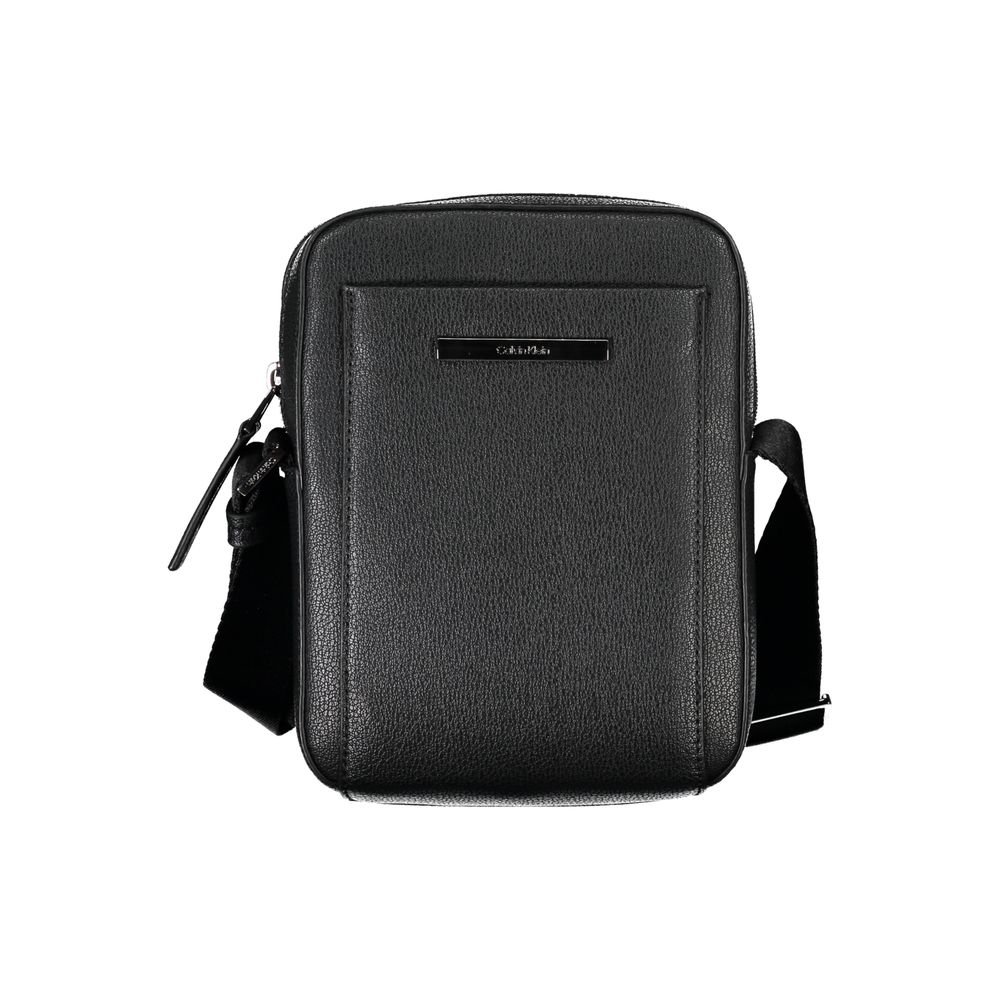 Calvin Klein Elegante Schwarze Umhängetasche mit Logo-Detail für Damen
