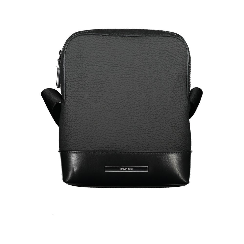 Calvin Klein Elegante schwarze Umhängetasche mit Kontrastdetails für Herren