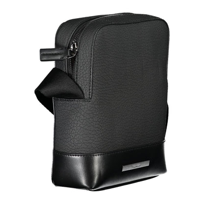 Calvin Klein Elegante schwarze Umhängetasche mit Kontrastdetails für Herren