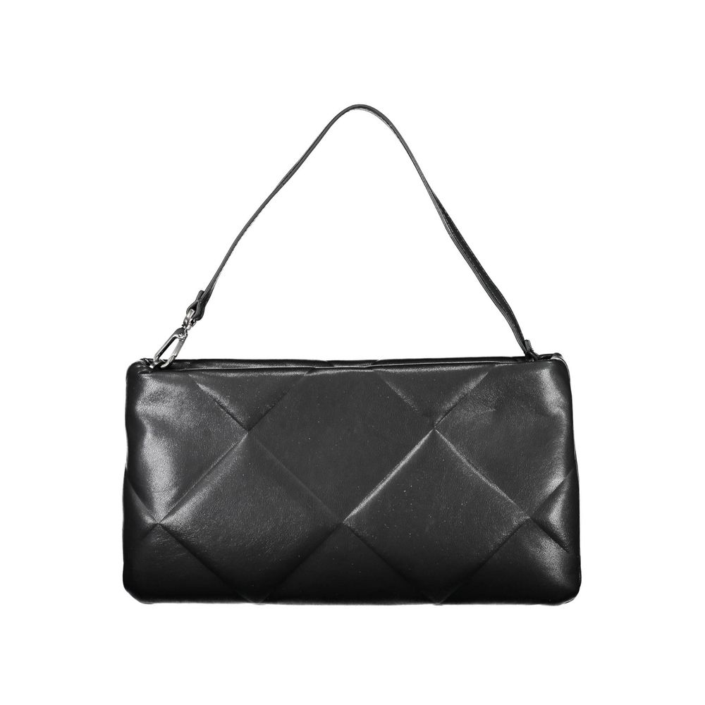 Calvin Klein Schwarze Polyester Handtasche – Eleganz und Nachhaltigkeit in Einem