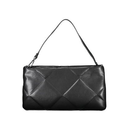 Calvin Klein Schwarze Polyester Handtasche – Eleganz und Nachhaltigkeit in Einem
