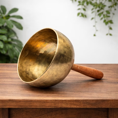 Therapie Klangschale mit Griff "Nada Yoga"