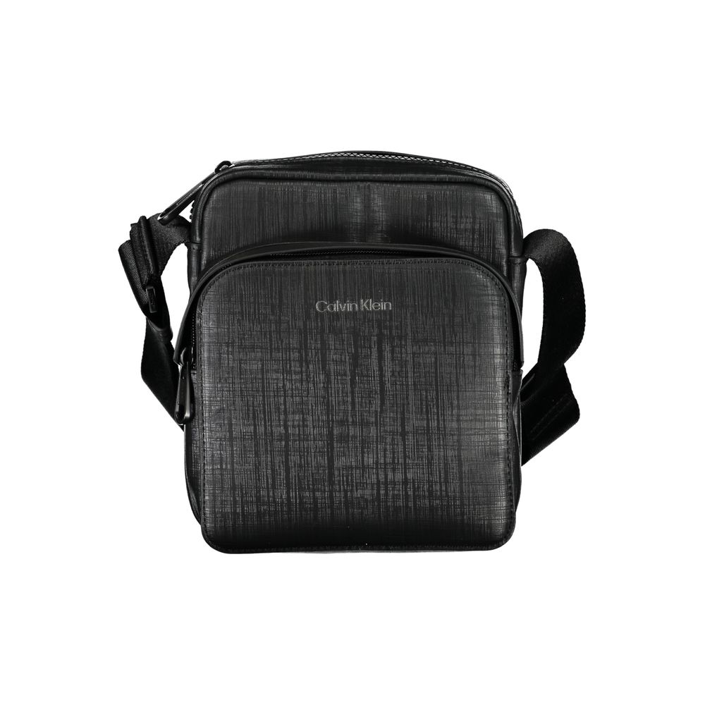 Calvin Klein Elegante Schwarze Umhängetasche mit Hochwertigen Details