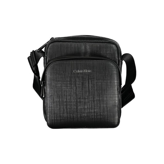 Calvin Klein Elegante Schwarze Umhängetasche mit Hochwertigen Details