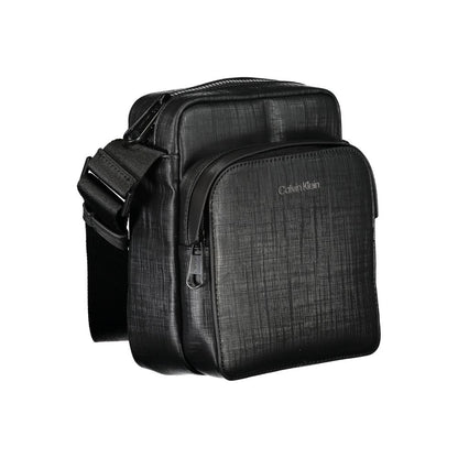 Calvin Klein Elegante Schwarze Umhängetasche mit Hochwertigen Details