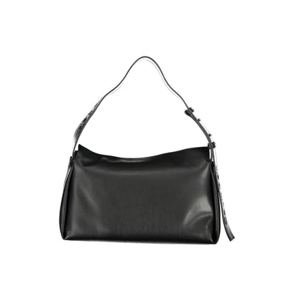 Calvin Klein Schwarze Polyester Handtasche für Damen - Eleganz trifft Funktionalität