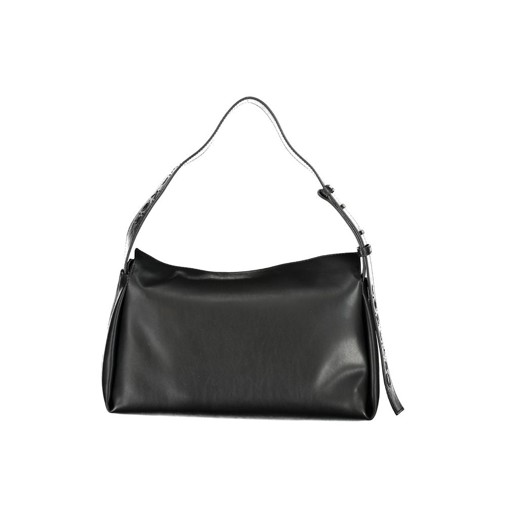 Calvin Klein Nero Polyester Damen Umhängetasche – Eleganz trifft Funktionalität